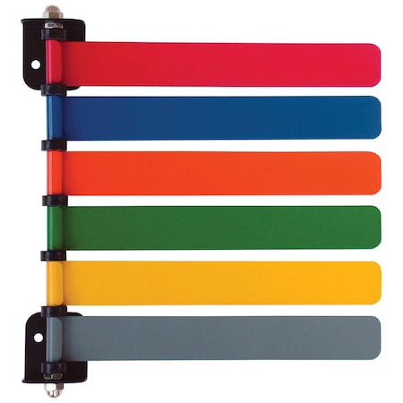 Omnimed Room ID Flag System, Std 6 Color Set (Quickly & Cleary Alert Staff to 291816